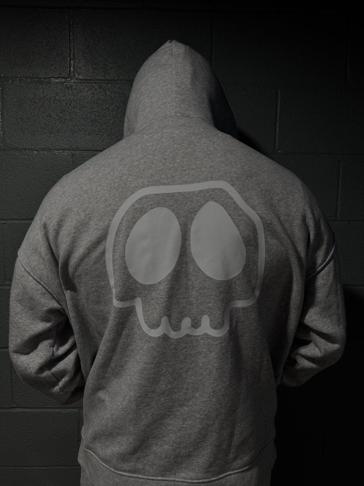 Silent Smoke Grey Oversized Hoodie