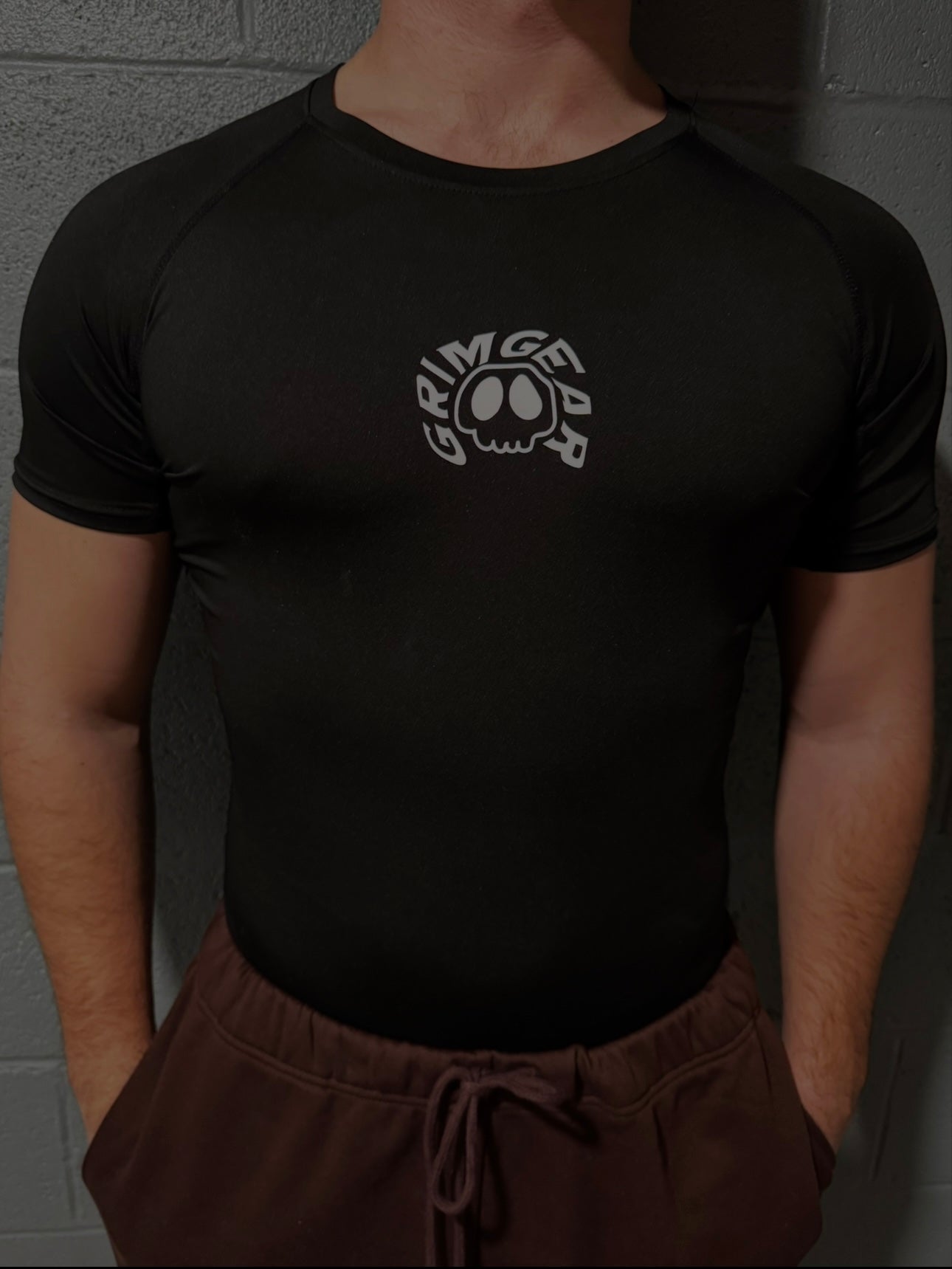 Obsidian Black Compression Shirt